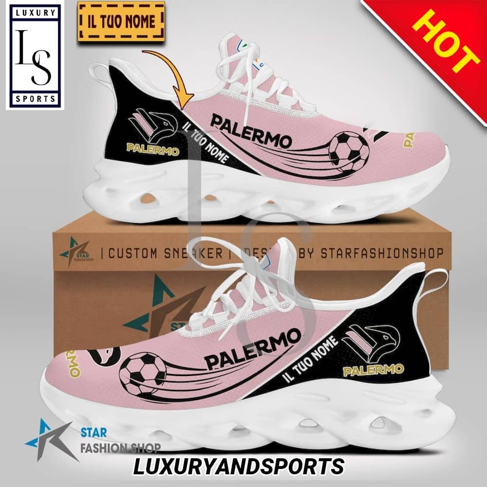 US Città di Palermo Serie B Custom Name Max Soul Shoes 1