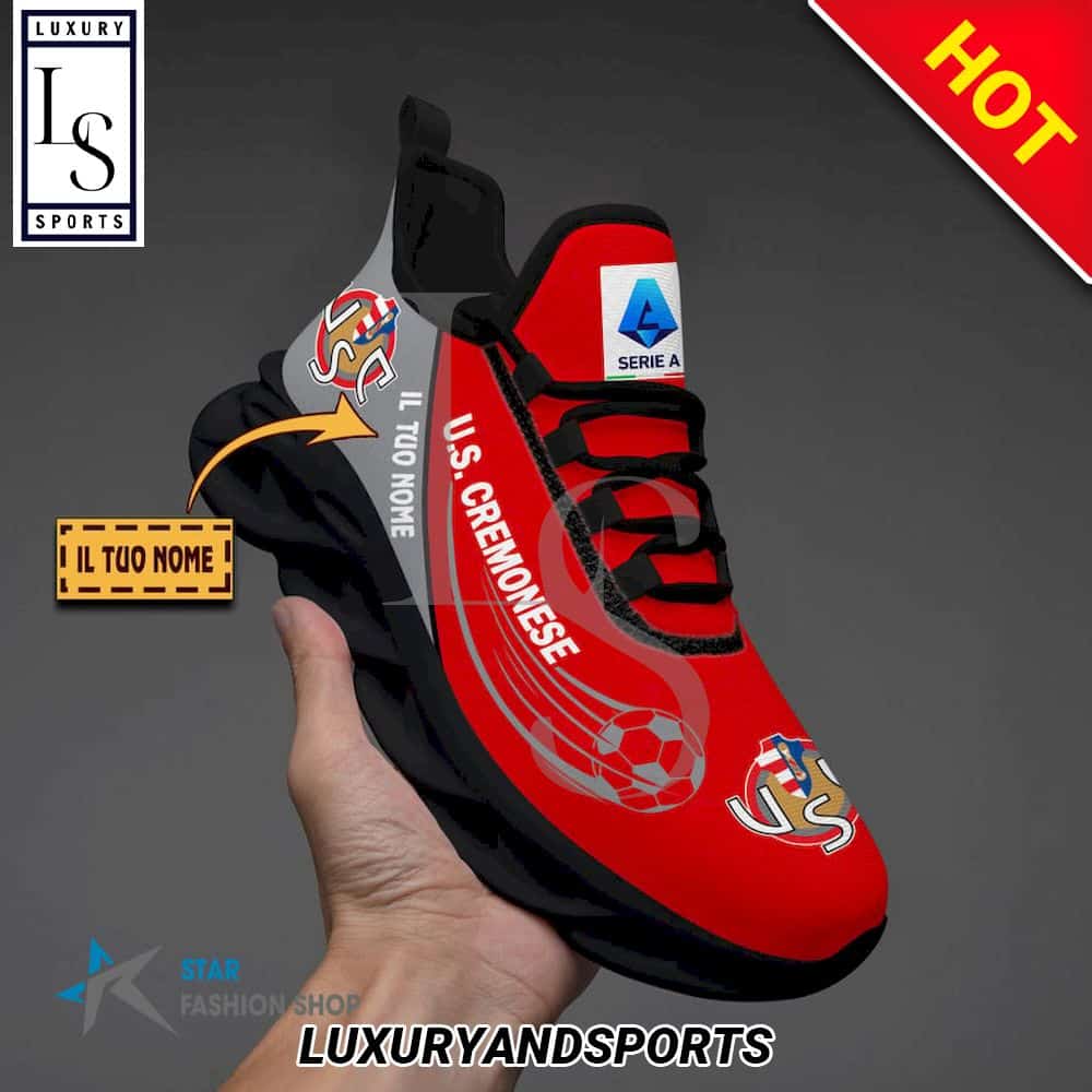 US Cremonese Serie A Custom Name Max Soul Shoes 4