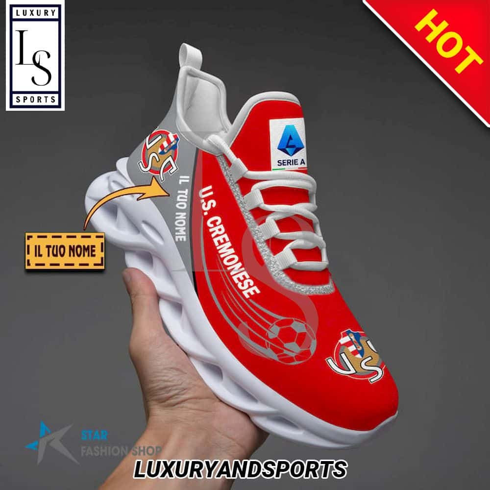 US Cremonese Serie A Custom Name Max Soul Shoes 3