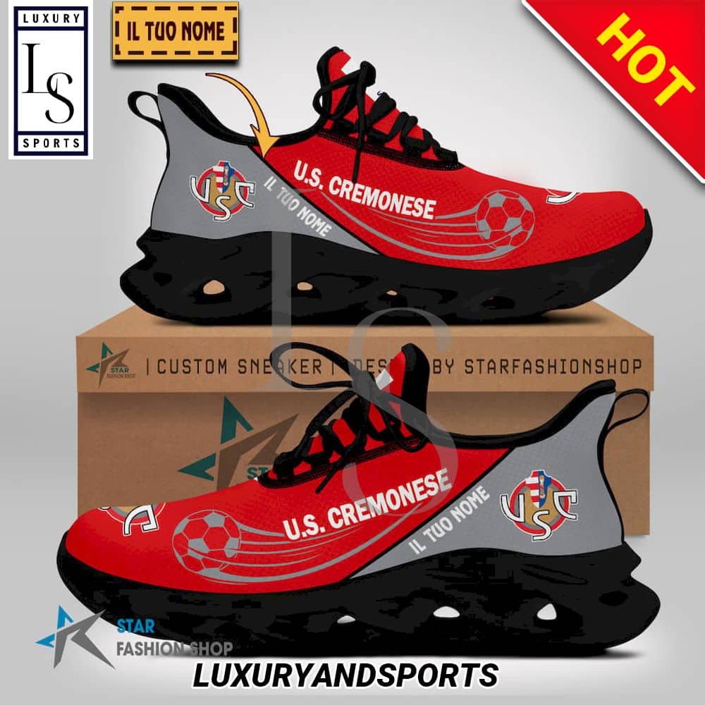 US Cremonese Serie A Custom Name Max Soul Shoes 2