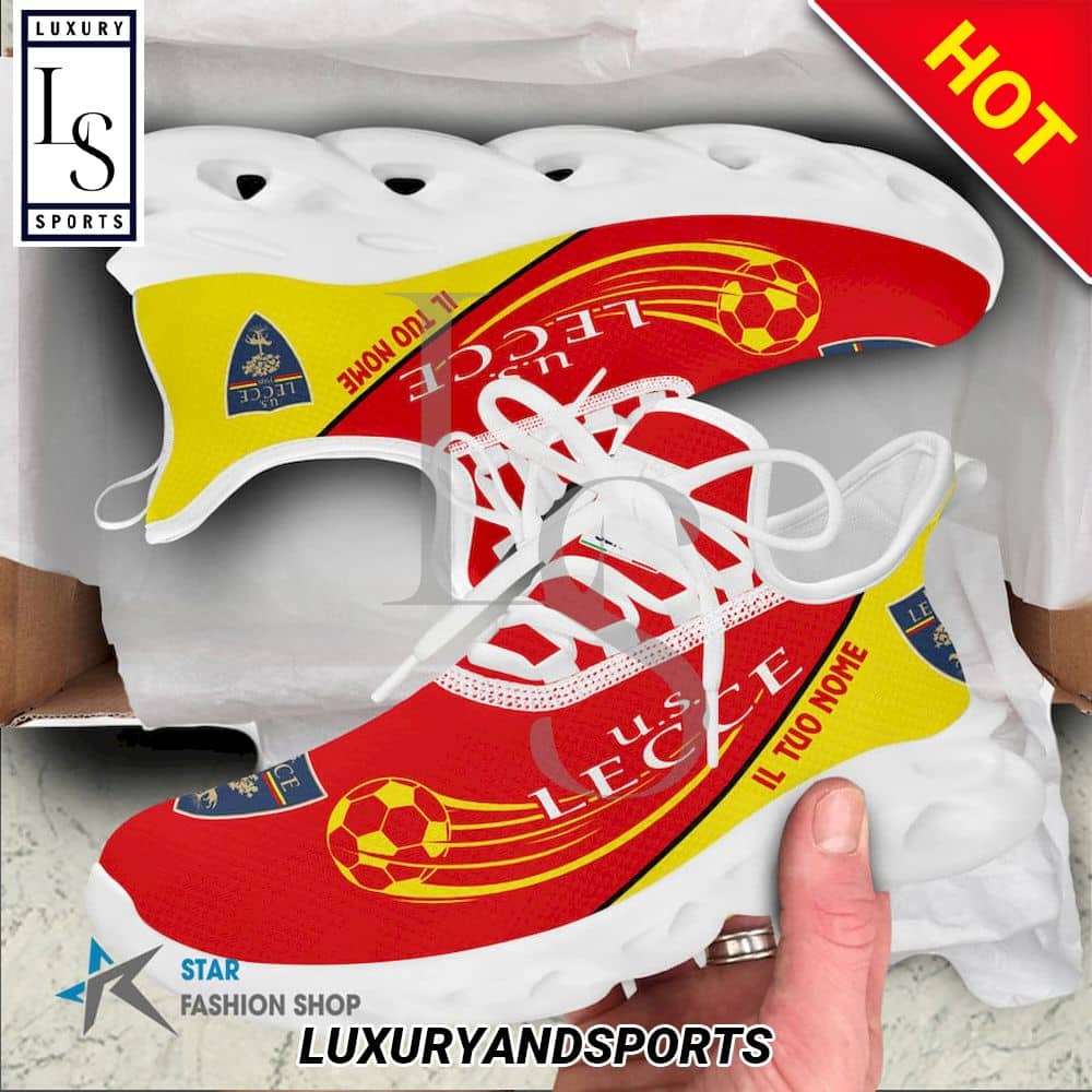 US Lecce Serie A Custom Name Max Soul Shoes 2