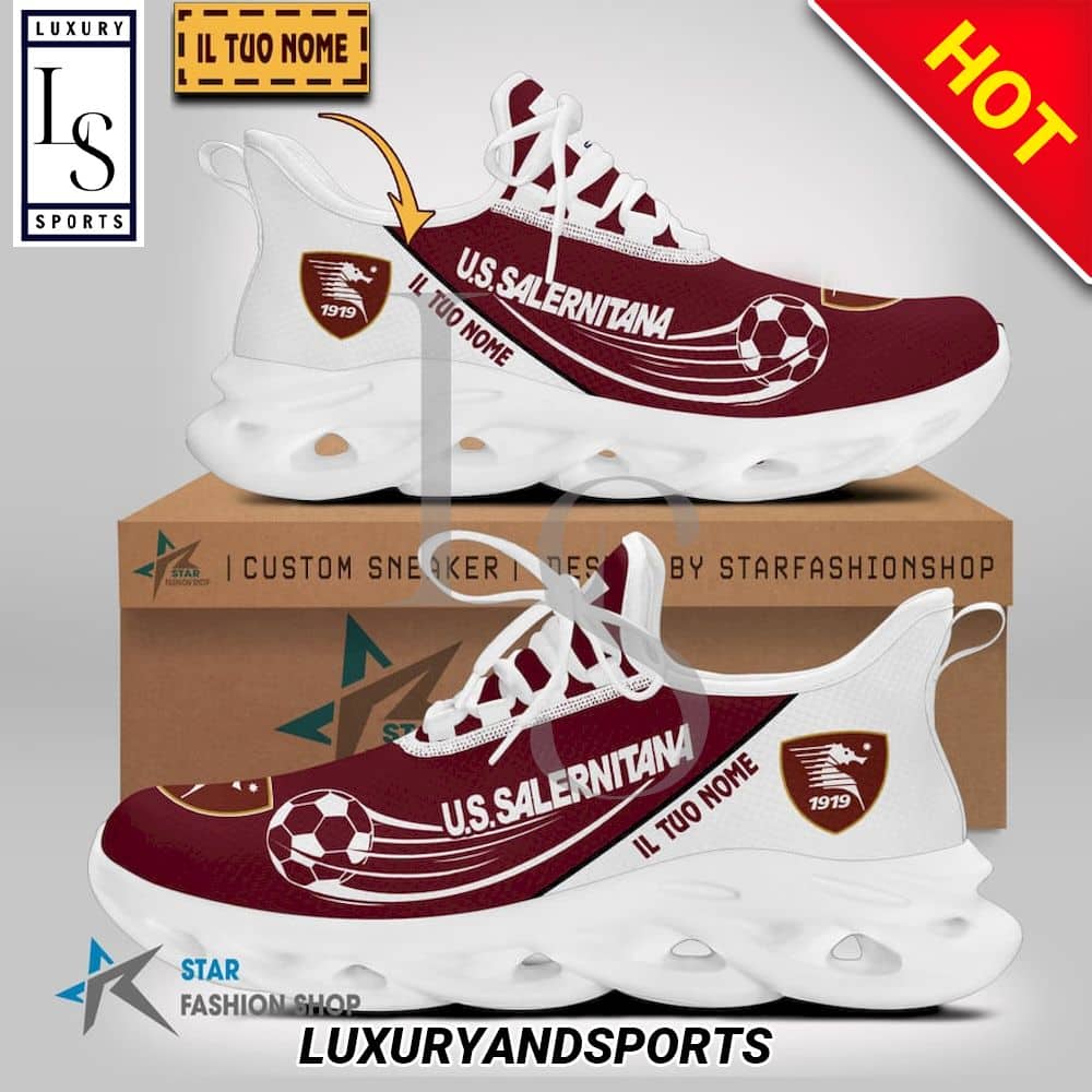 US Salernitana 1919 Serie A Custom Name Max Soul Shoes 1