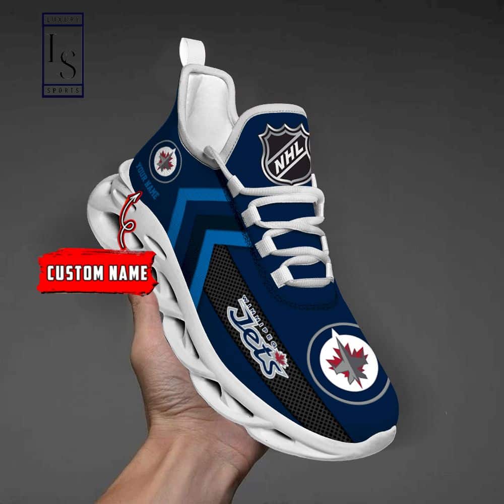 Winnipeg Jets NHL Custom Max Soul Shoes 4