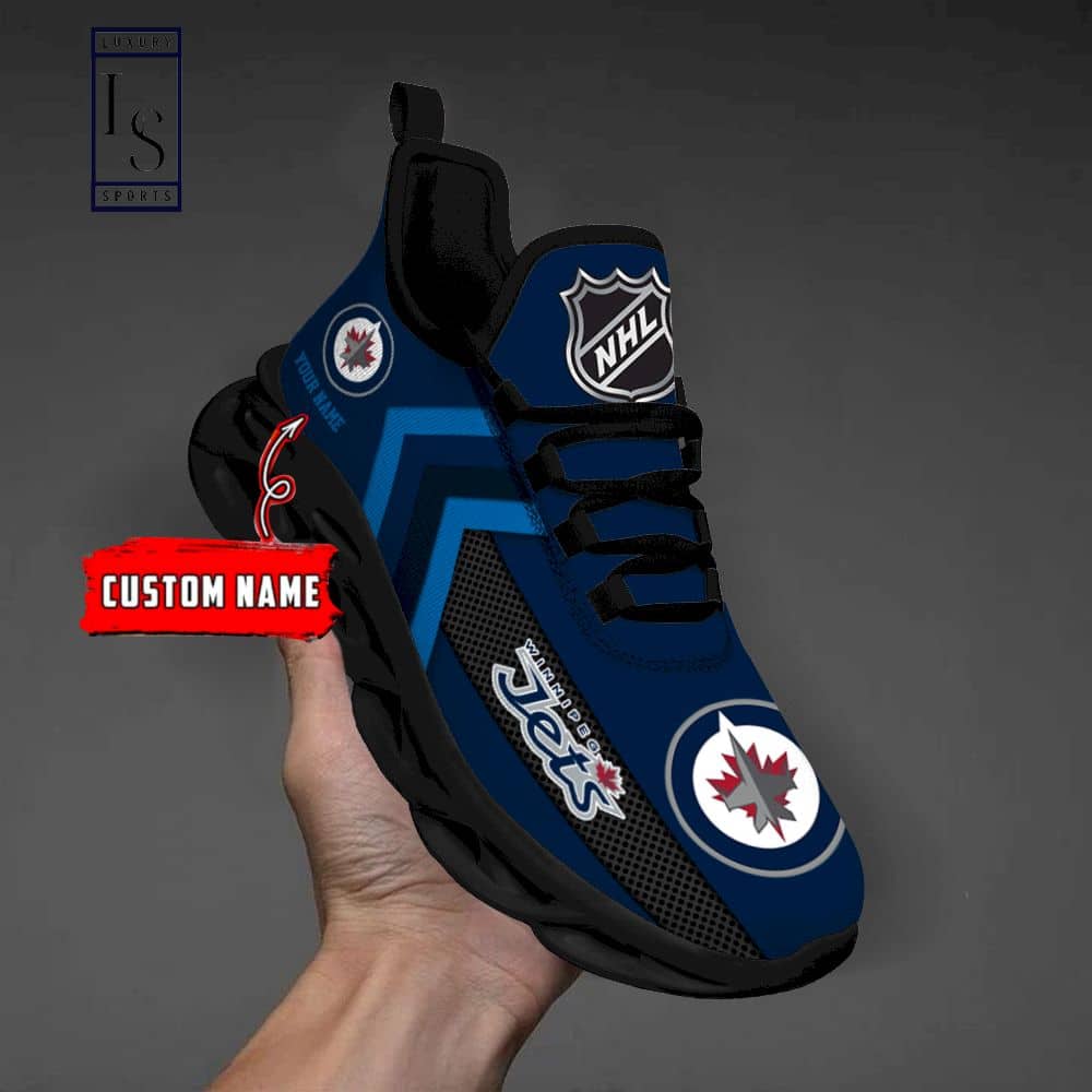 Winnipeg Jets NHL Custom Max Soul Shoes 3