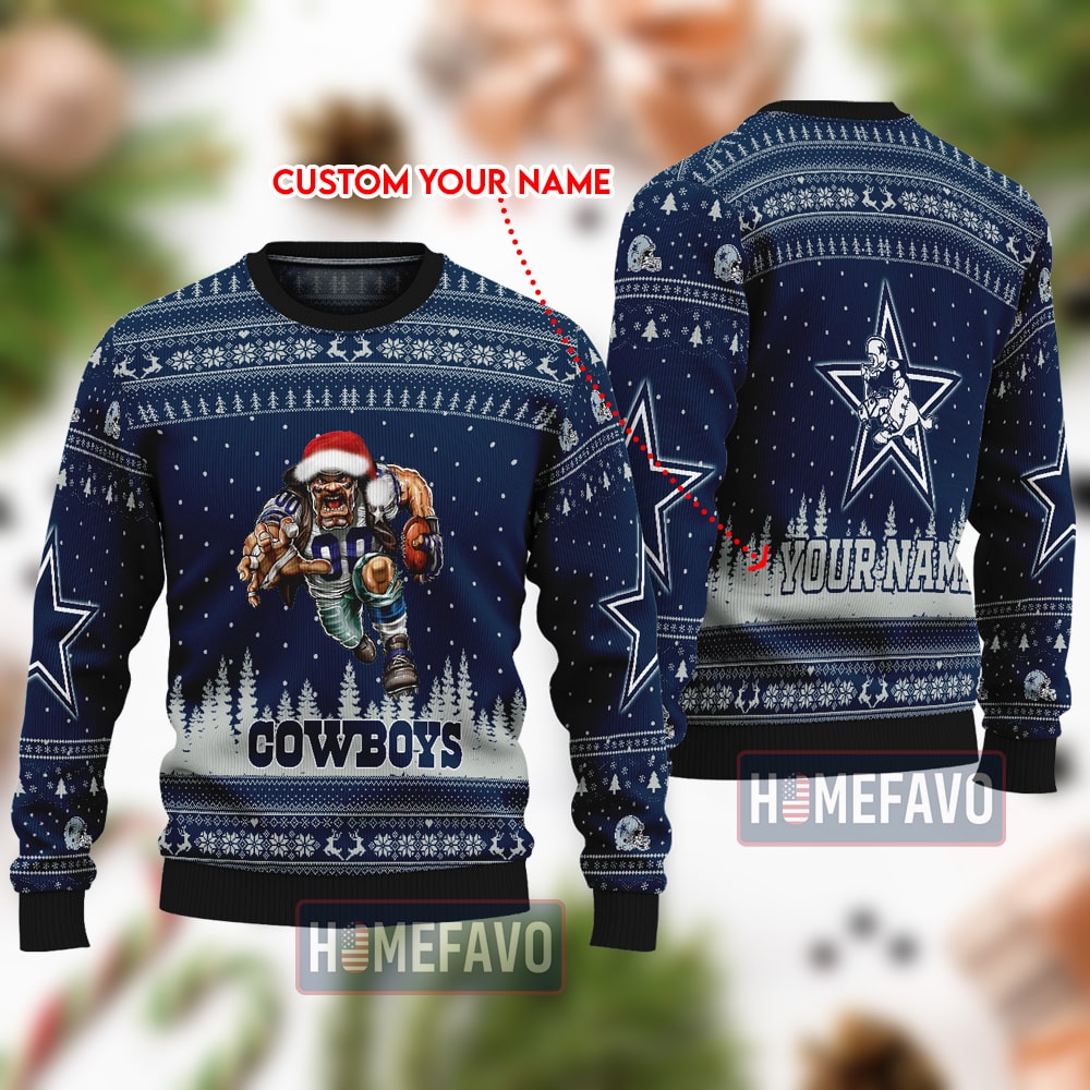Dallas Cowboys Christmas Full Print Sweater HFV 1