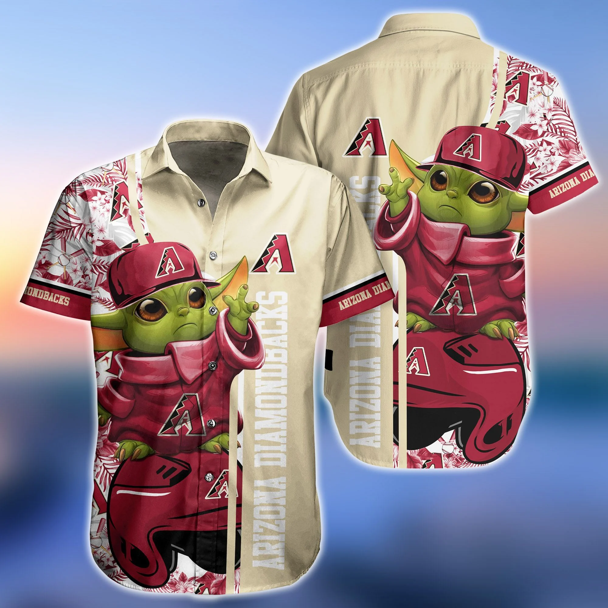  Arizona Diamondbacks Baby Yoda MLB Hawaiian Shirt MT23