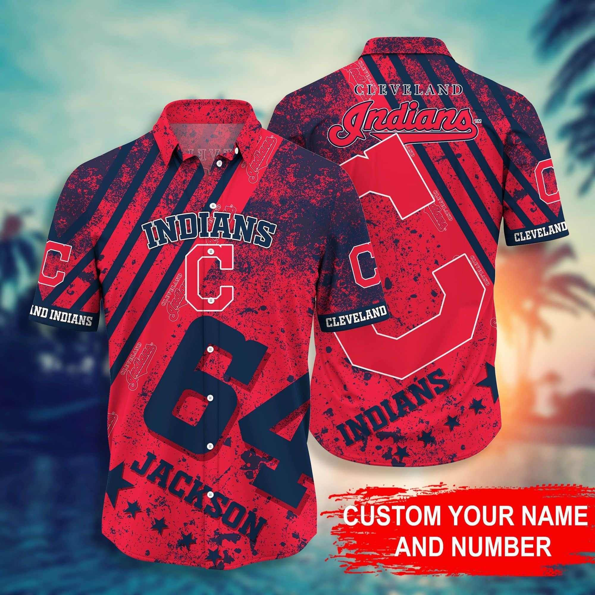  Cleveland Indians MLB Custom Hawaiian Shirt