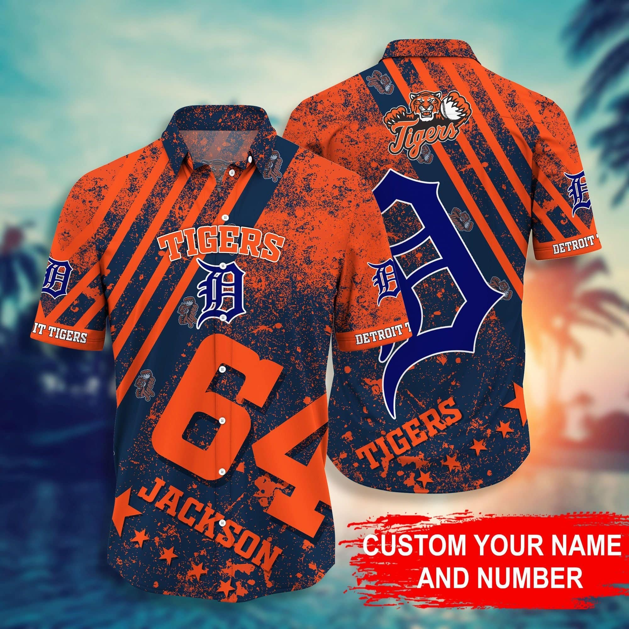  Detroit Tigers MLB Custom Hawaiian Shirt