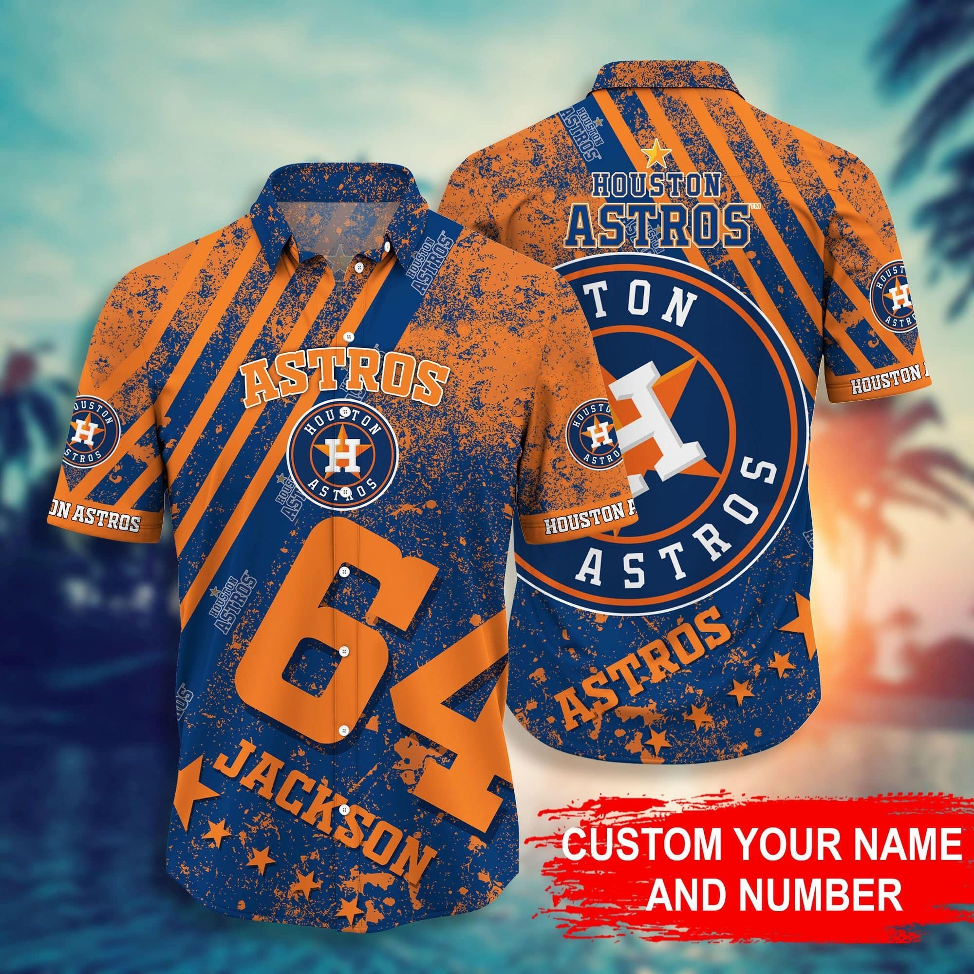  Houston Astros MLB Custom Hawaiian Shirt