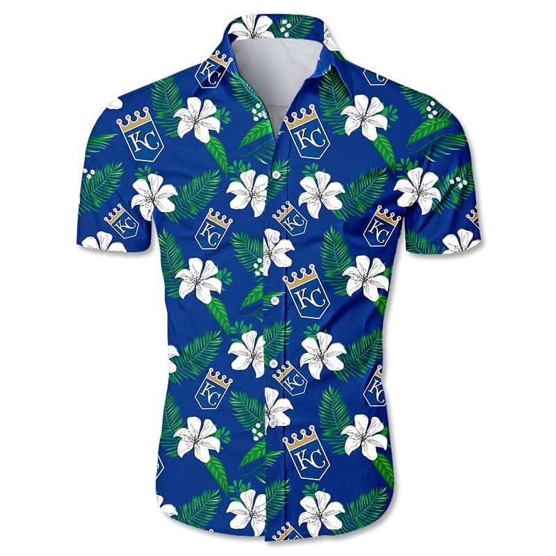  Kansas City Royals MLB Hawaiian Shirt Tropical Flower Gift For Fans