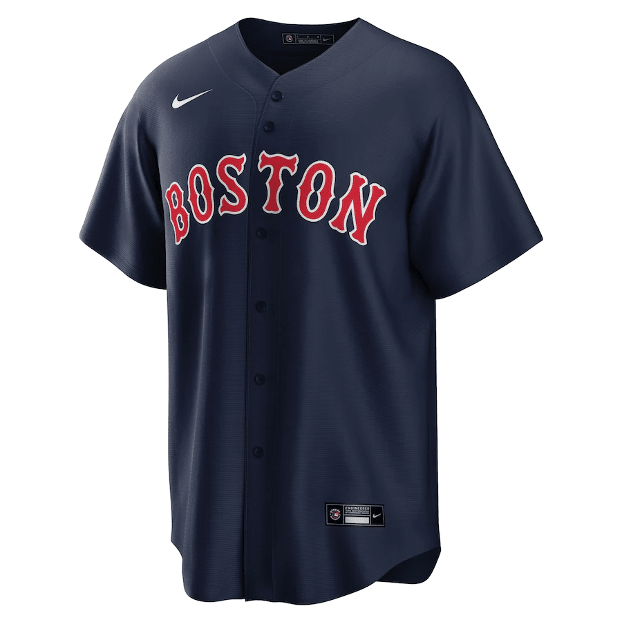 Men's Boston Red Sox Nike Navy Alternate Replica Team Jersey 2