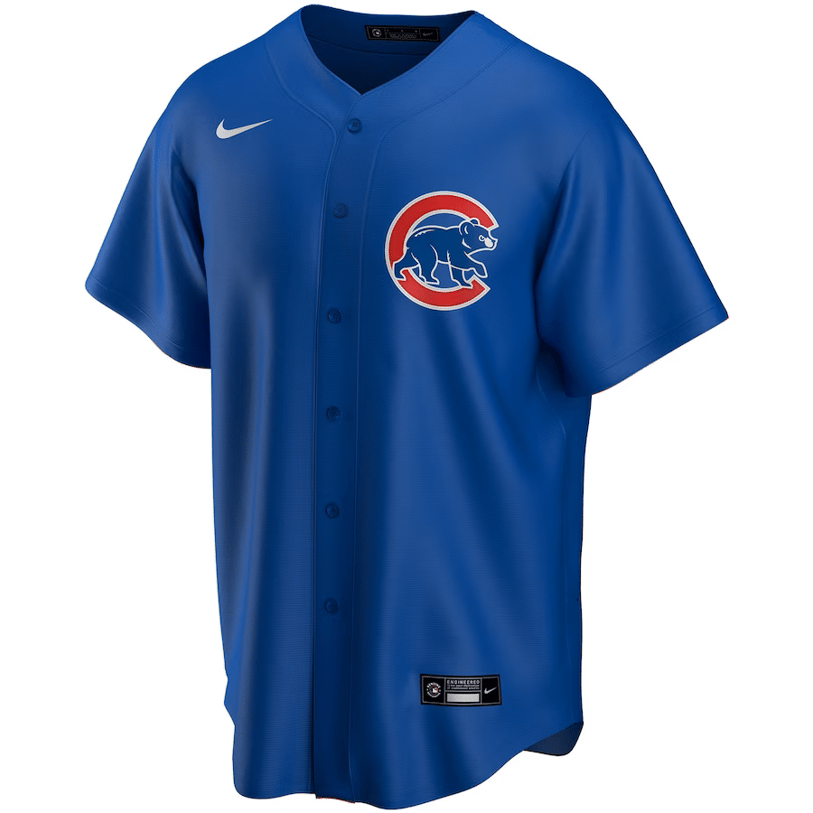 Men's Chicago Cubs Nike Royal Alternate Replica Custom Jersey 2