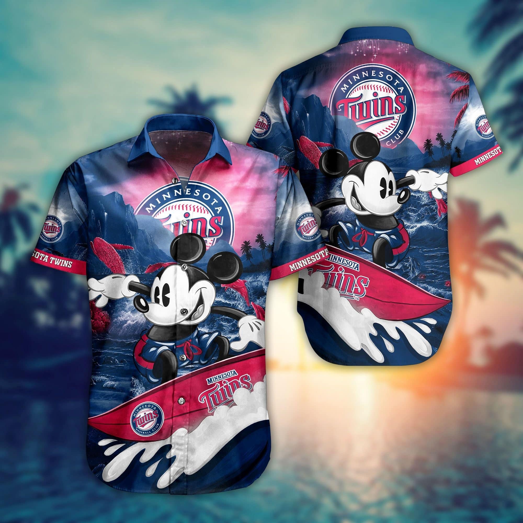  Minnesota Twins Mickey MLB Hawaiian Shirt MT23