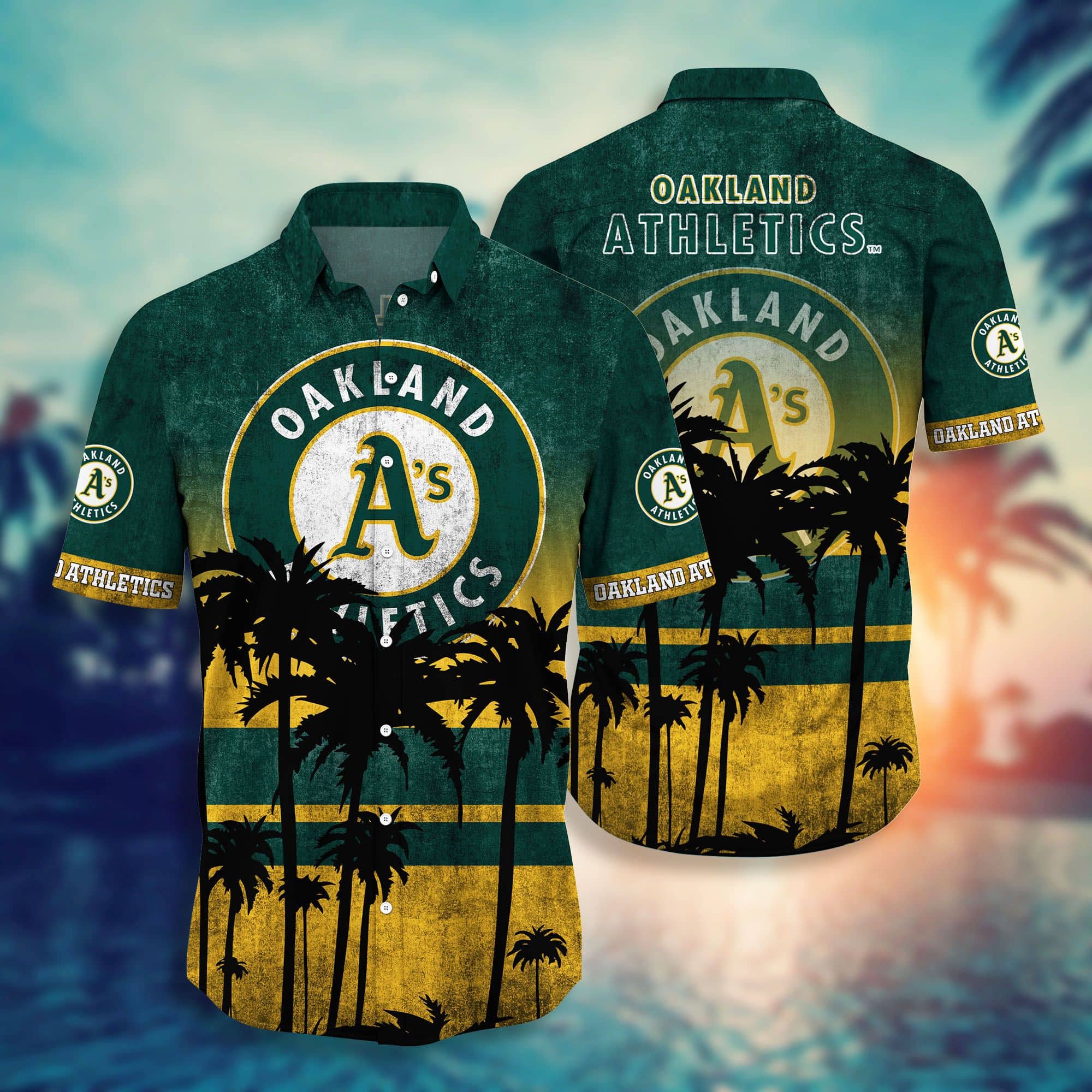  MLB Oakland Athletics New Design Hawaiian Shirt