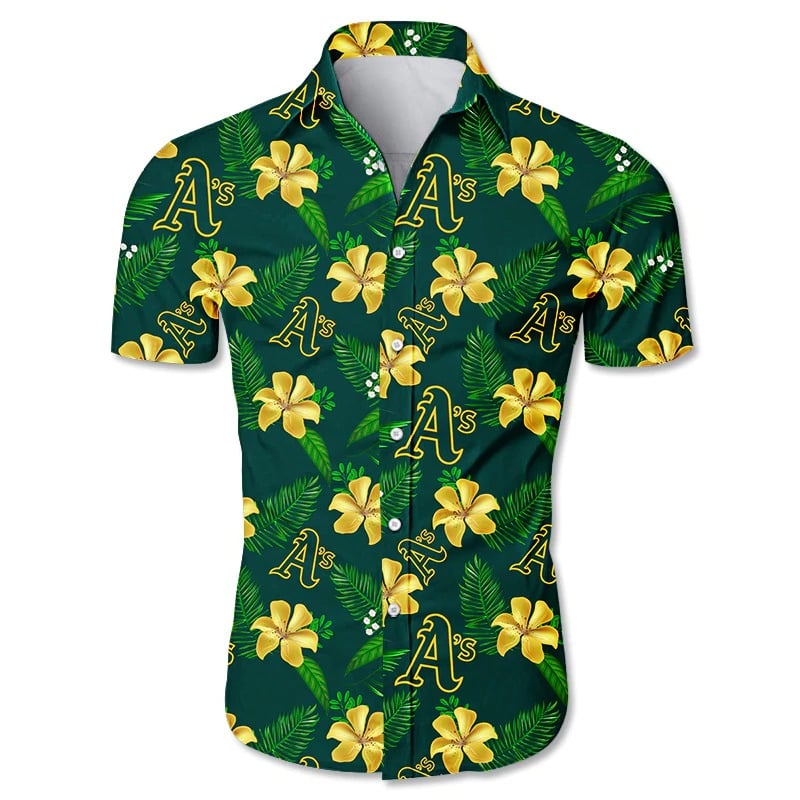  Oakland Athletics Hawaiian Shirt Tropical Flower Gift For Fans