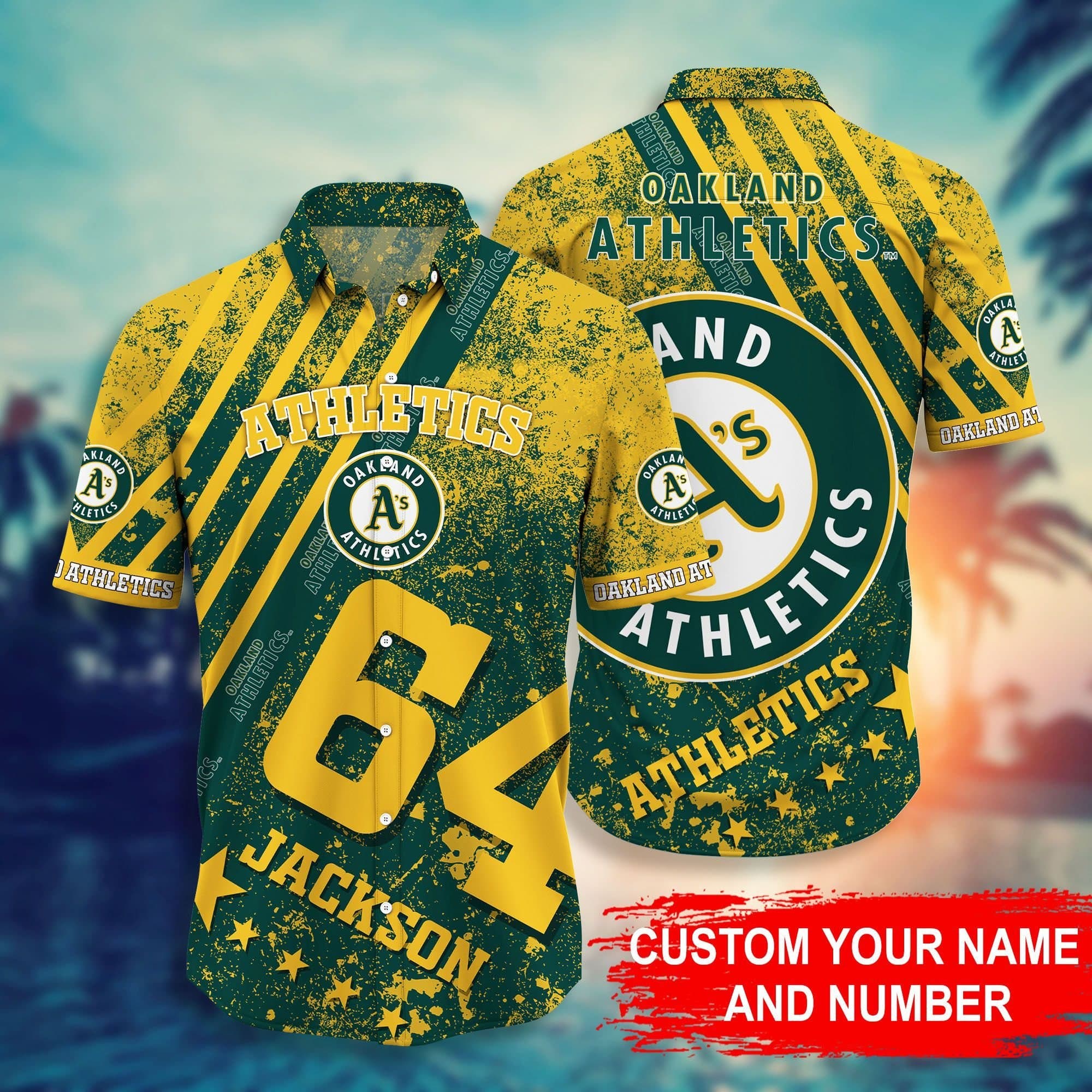  Oakland Athletics MLB Custom Hawaiian Shirt