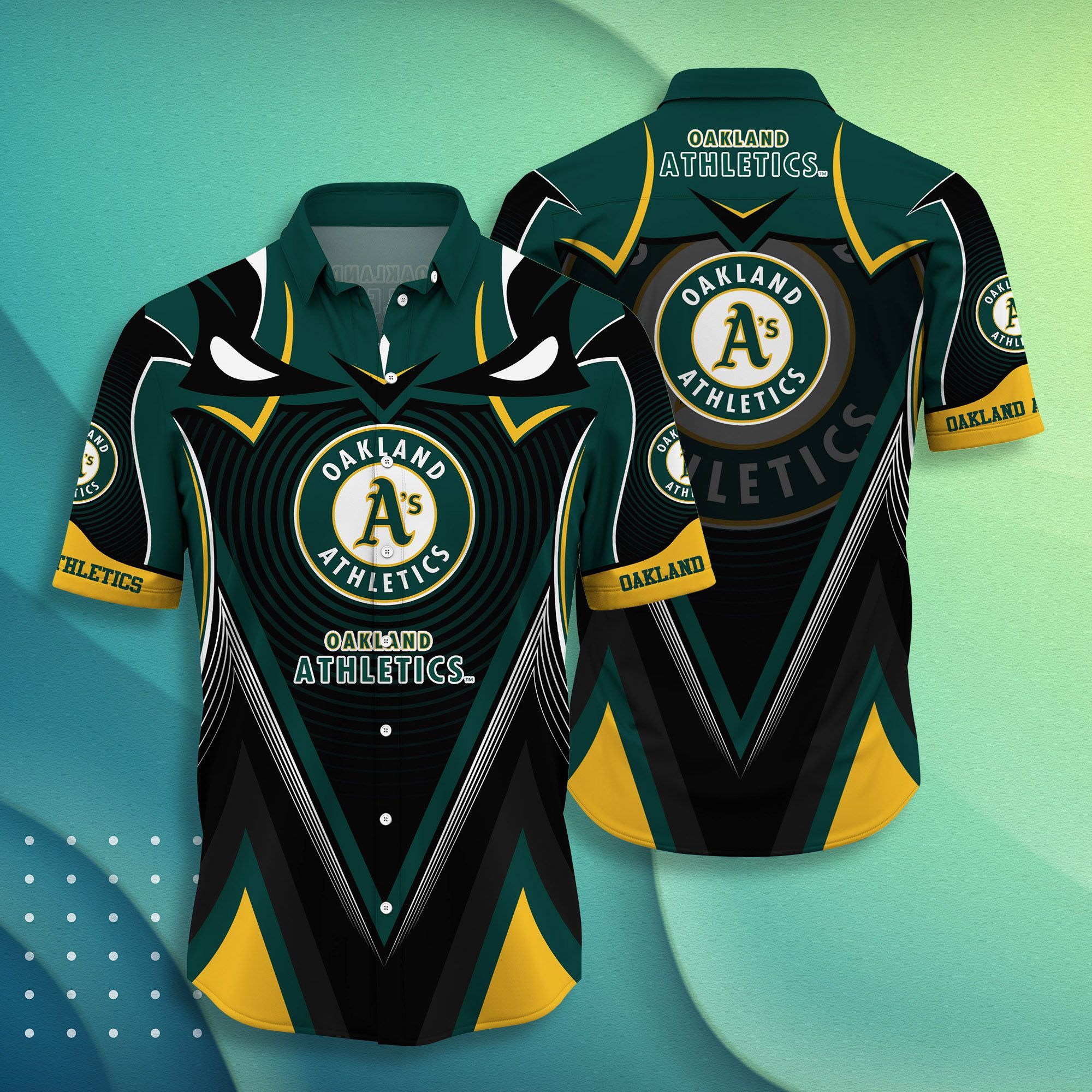  Oakland Athletics MLB Hawaiian Shirts