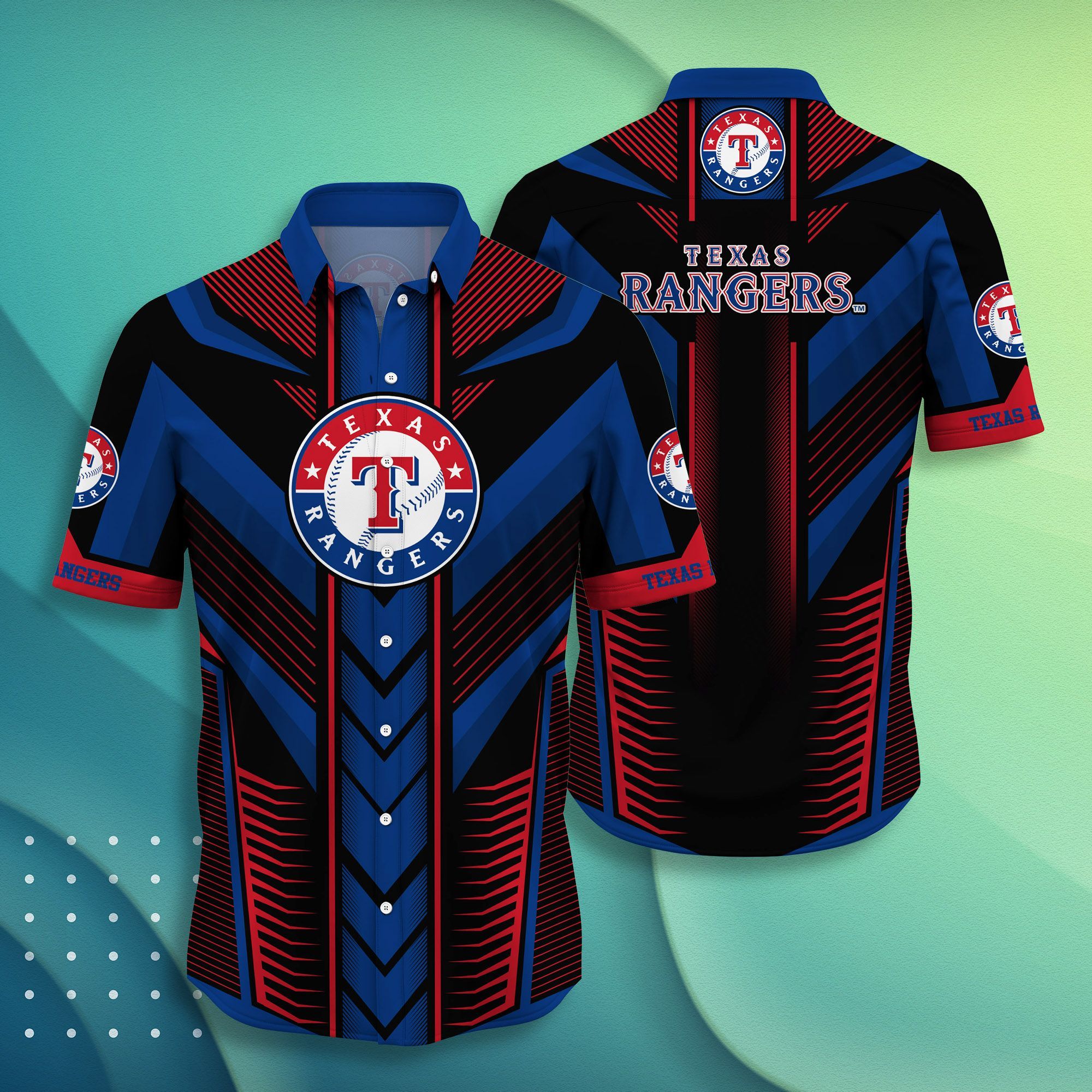  Texas Rangers MLB Hawaiian Shirt