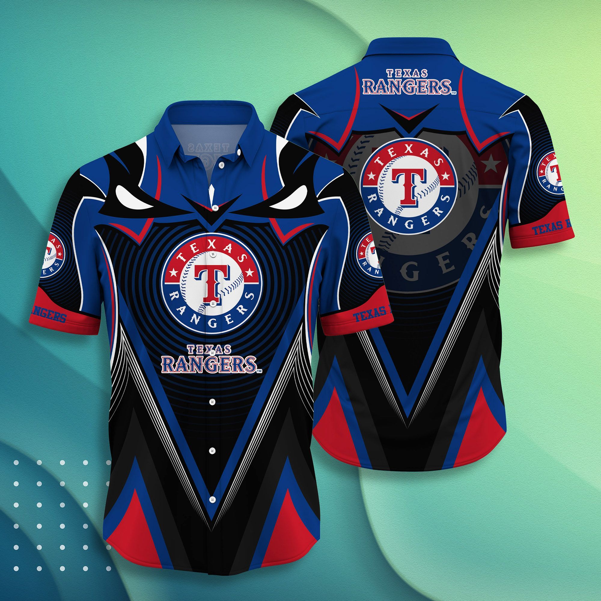  Texas Rangers MLB Hawaiian Shirts