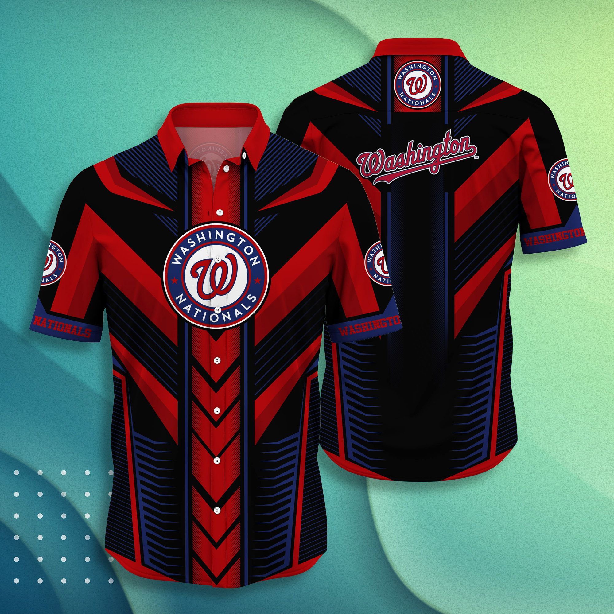  Washington Nationals MLB Hawaiian Shirt