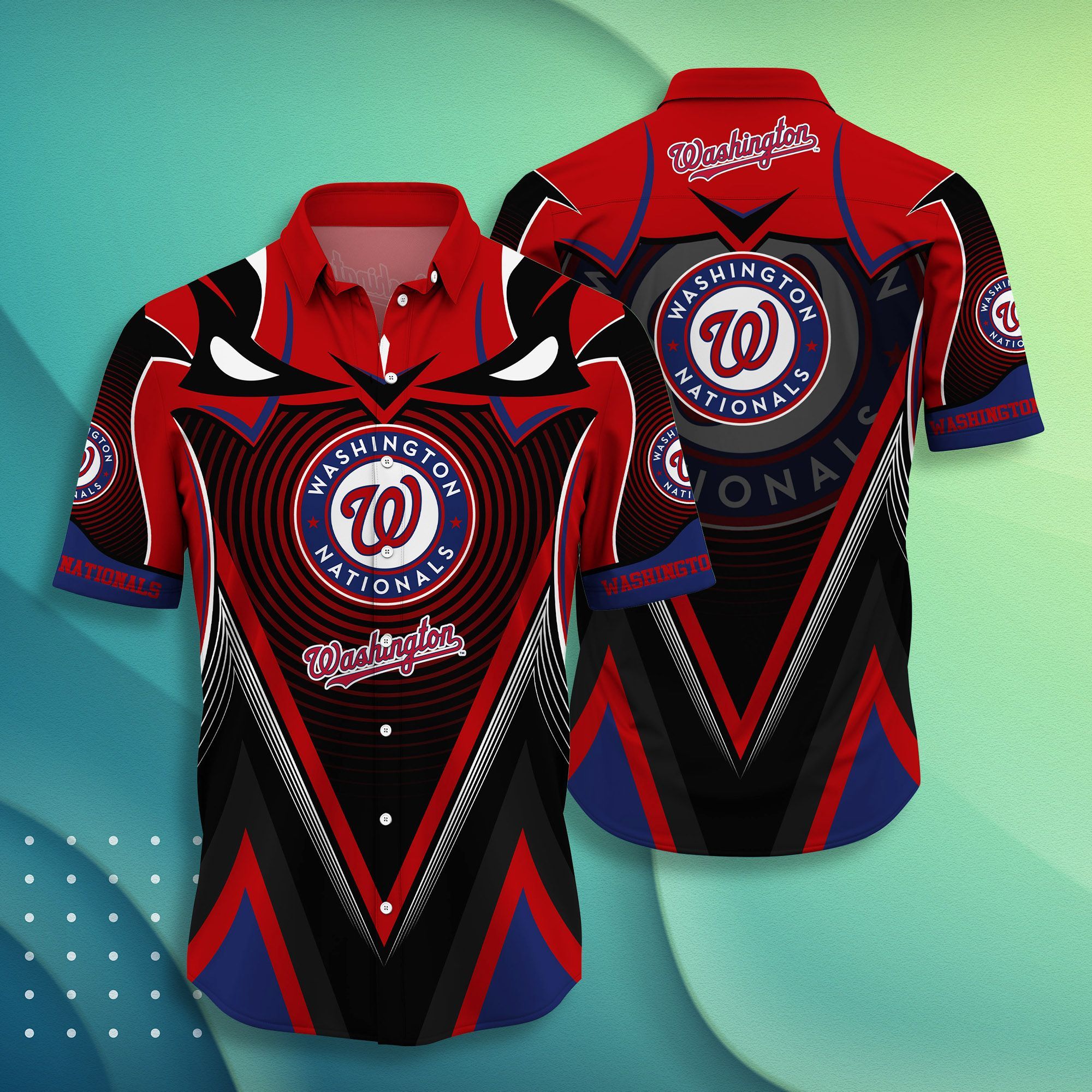  Washington Nationals MLB Hawaiian Shirts